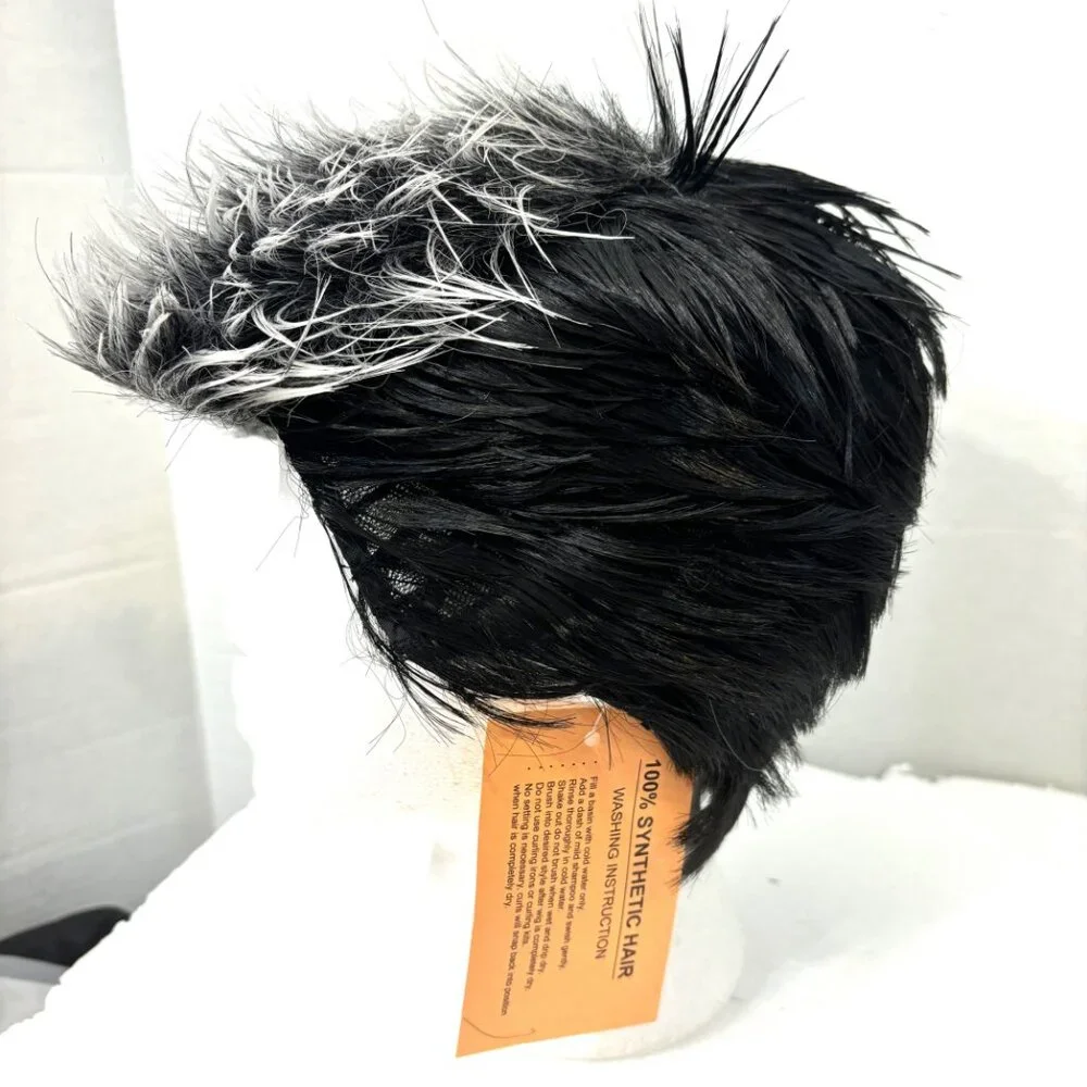 80’s Punk Spike Wig Male Hard Rock NWT NOS